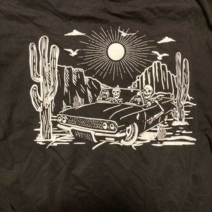 The shirts are a SMALL and LARGE I think the brand is old navy